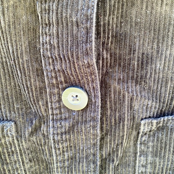 Matty M Black Corduroy Button Down Shirt Jacket - Picture 4 of 5